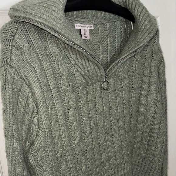 Sincerely Jules Knitted Quarter Zip Sweater - Picture 7 of 10